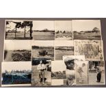 Collection of Press Photographs: all b&w images - with most having press stamps to back including