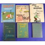Collection of Golf Humour, Fiction, Indoor Games and Cartoon Sketch Books from the 1931 to the early