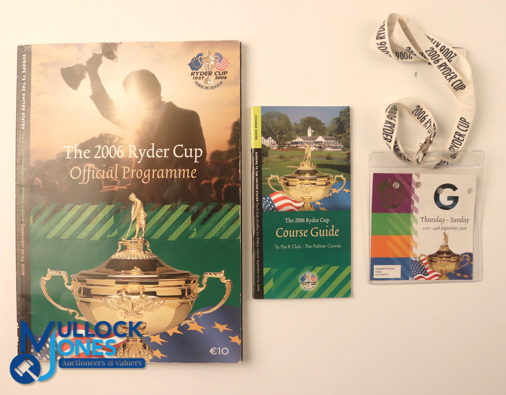 Autographs - multi-signed 2002 Ryder Cup Golf Programmes with Course and Players Guides - signatures - Bild 4 aus 6