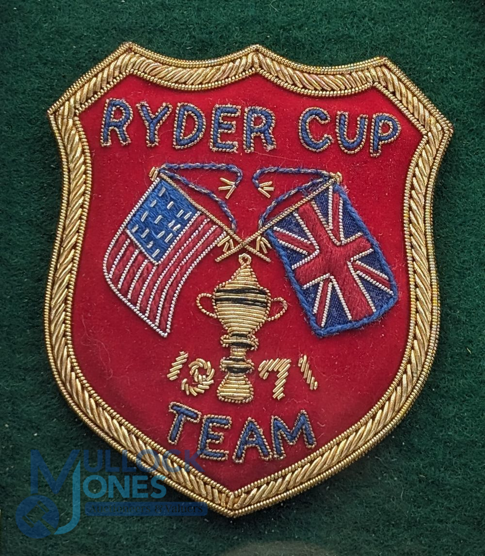 1972-2001 Ryder Cup Official Threaded Badges Patches, a fine collection to include: 1971 National - Image 2 of 3