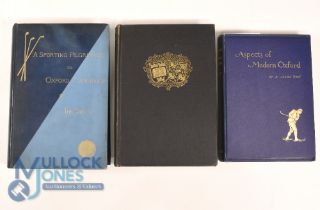 Collection of Early Oxford and Cambridge University Golf and Sports related books (3) to incl '