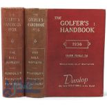 The Golfers Handbook & Year Book 1935 and 1936 - illustrated with photographs and advertisements,