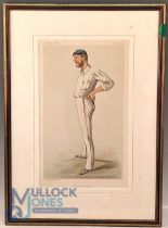 Vanity Fair Cricket Print. September 1884 titled Australian Cricket Printed by Vincent Brooks, Day &