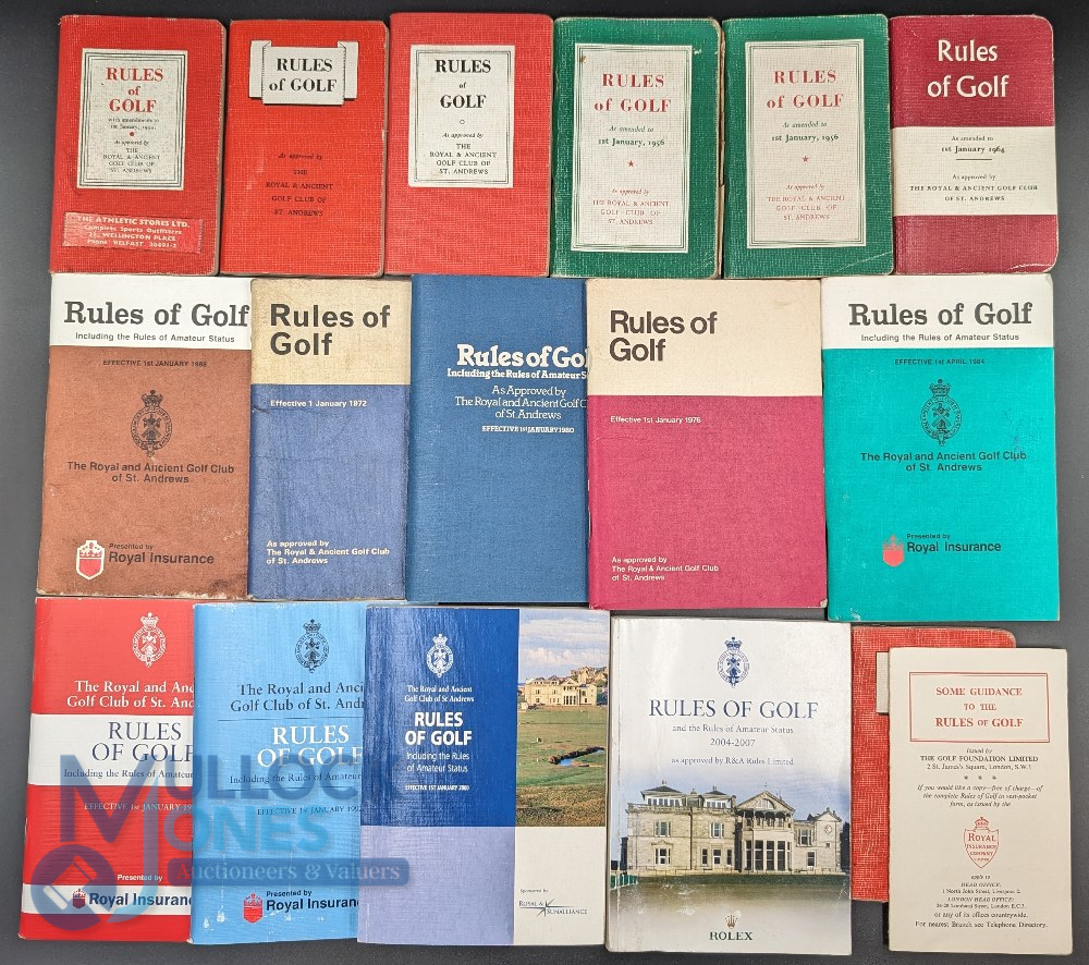 Rules of Golf: As Approved by The Royal & Ancient Golf Club of St Andrews 1949-2004, a couple of