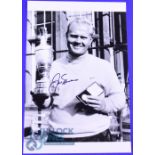 1966 Jack Nicklaus Open Golf Champion signed b&w press photograph - played at Muirfield with Jack