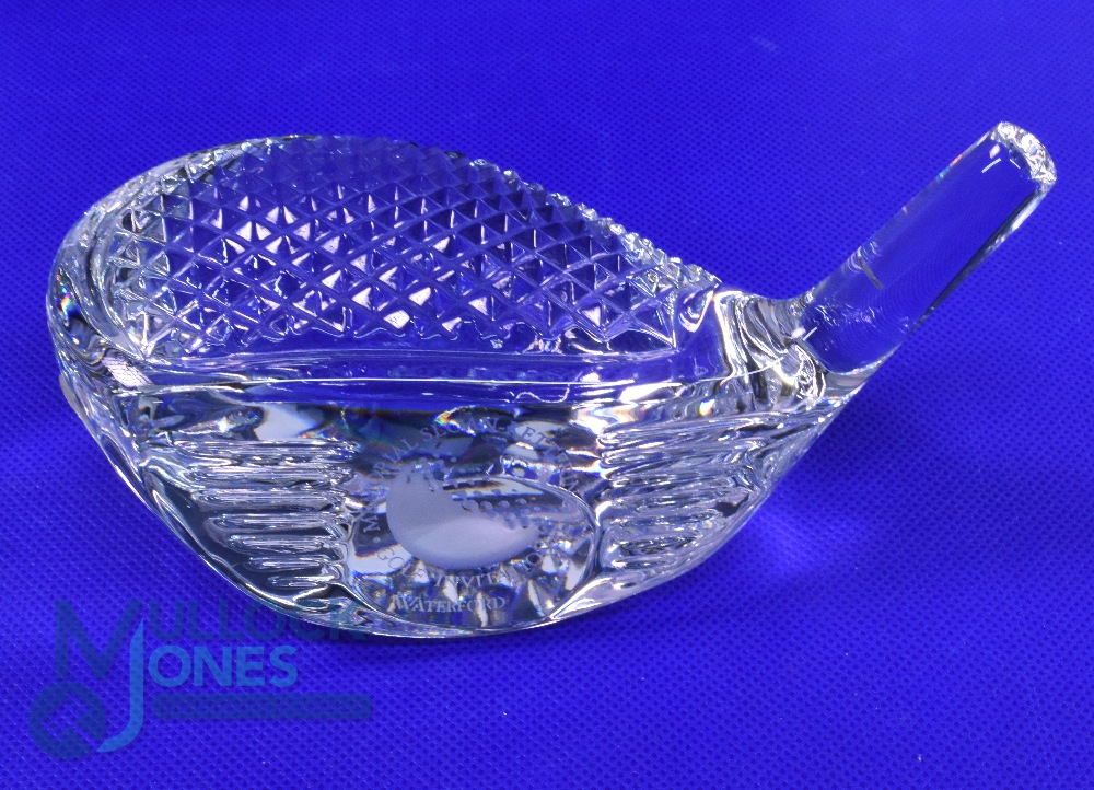 Waterford Crystal Golf trophy from Yogi Berra. From the Memorial Sloan Kettering Golf