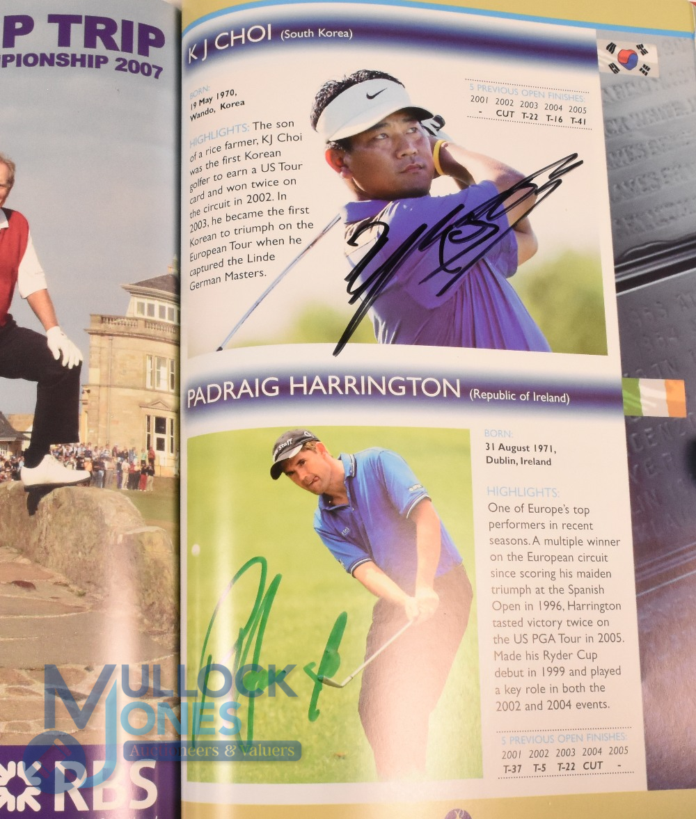 Autographs - multi-signed 2006 Open Golf Championship programme - Signed by 34 including Vijay - Bild 2 aus 5