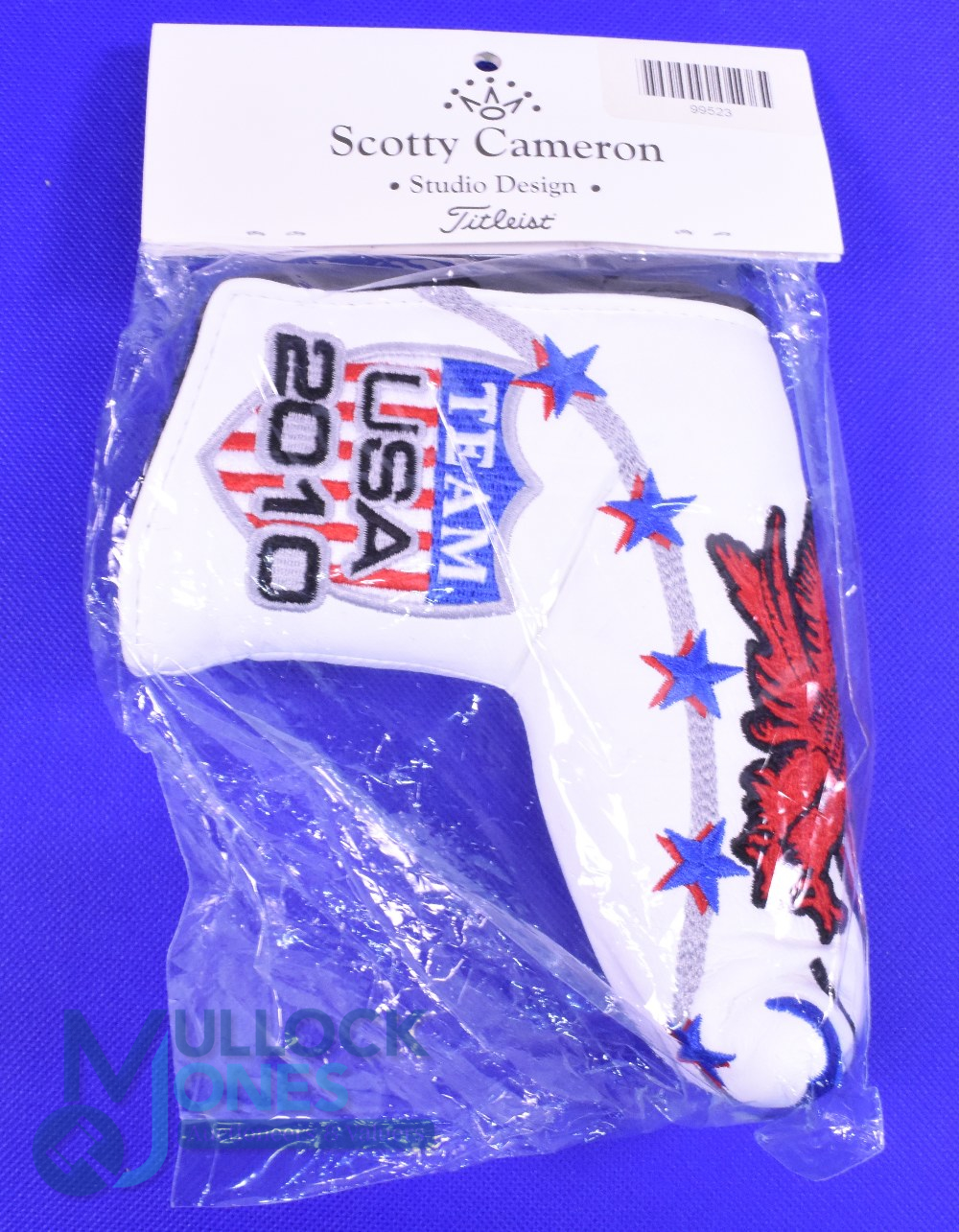 Scarce 2010 Scotty Cameron "Team USA (Ryder Cup)" leather embroidered putter head cover still in the - Image 2 of 2