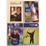Autographs - 3x signed Open Golf Championship programmes signed by the winner in ink - 1989 Mark