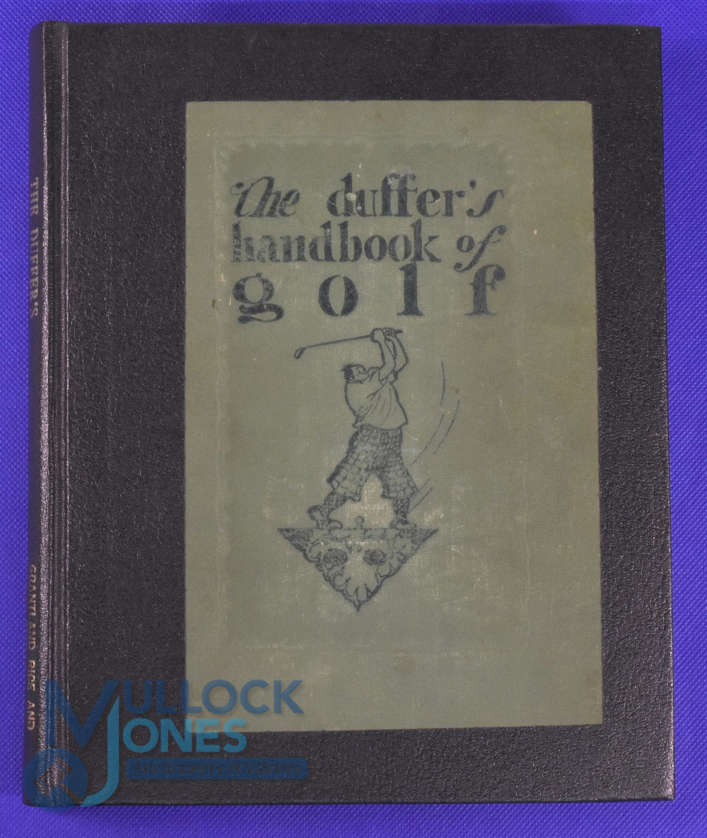 Rice, Grantland & Briggs Clare - "The Duffer's Handbook of Golf" published June 1926 copyright The