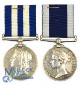Victorian Royal Navy Long Service Medal Group. To Artificer Arthur Joseph Madden from Hull