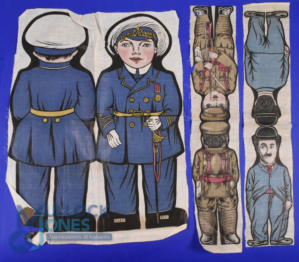 World War I & II - Children's Rag Dolls (3) features "Royal Navy" Children's Rag Doll c1916.