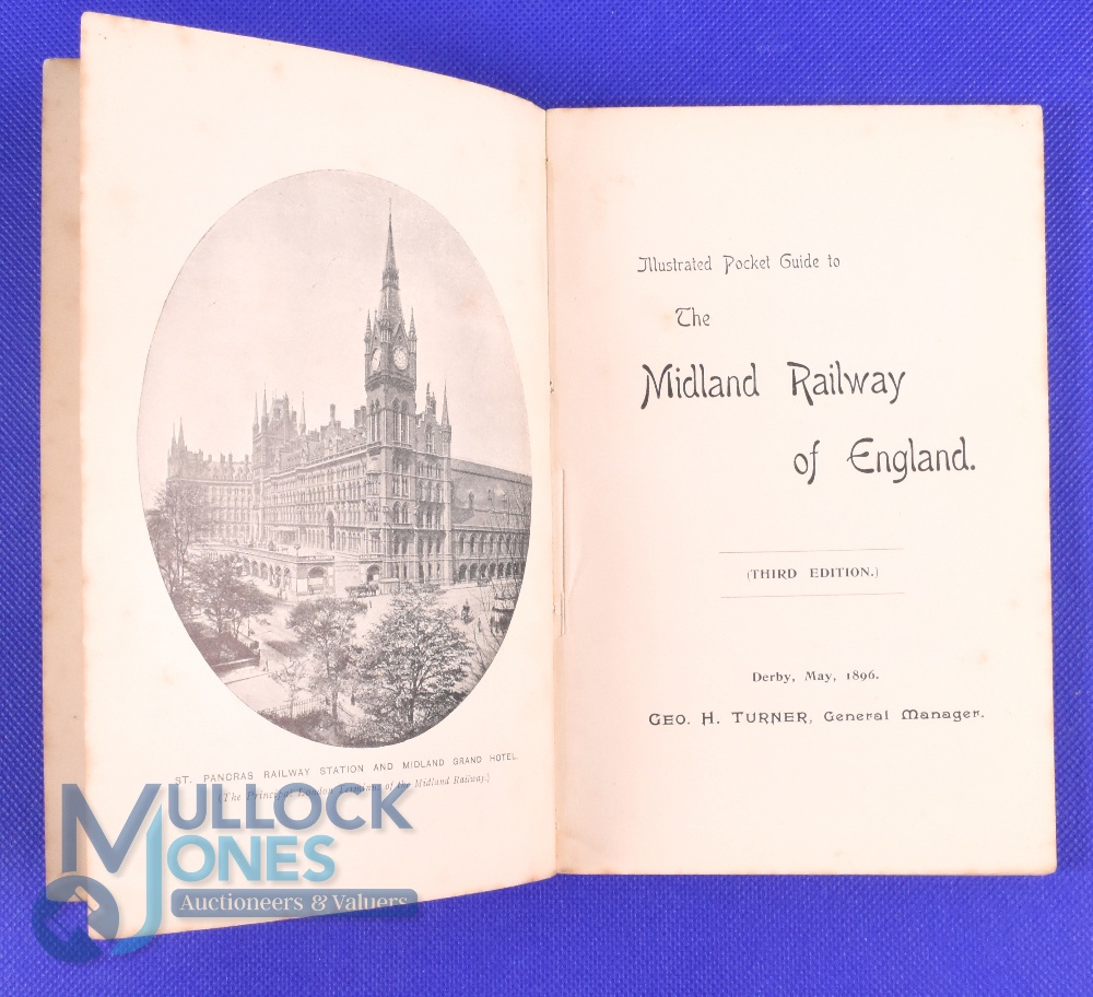 Illustrated Pocket Guide to The Midland Railway 1896 - A 112 page booklet with over 60 illustrations - Image 2 of 2