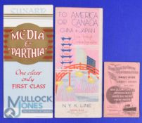 Shipping - Union Steamship Company of New Zealand 1920 Pocket Guide - An extensive 28 page Pocket