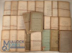 The Essex Institute - Salem, Mass 1860-90: Large quantity of bulletins Vols 1-20, stitched as