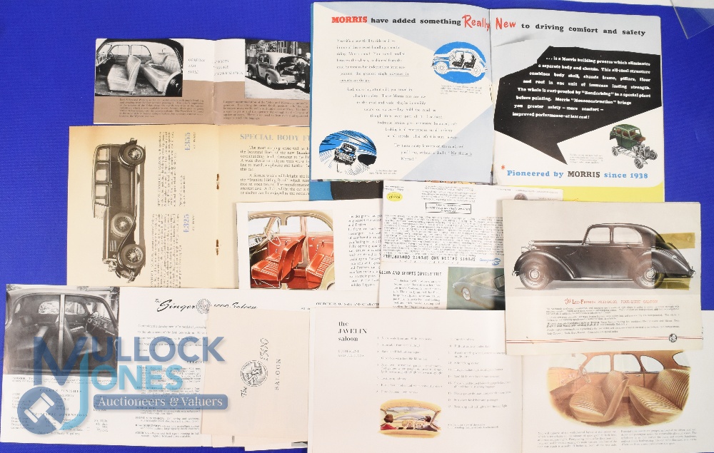 Automobile Sales Catalogues (10) - The New Morris Cowley 1954. A fold out 5 page brochure - Image 3 of 3