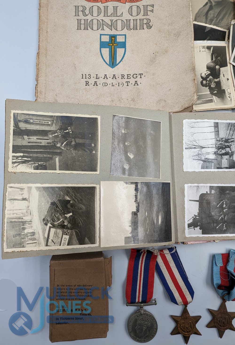 WW2 1939/45 F & G Star - War Medal Group. To Royal Electrical Mechanical Engineers comes with - Image 4 of 4