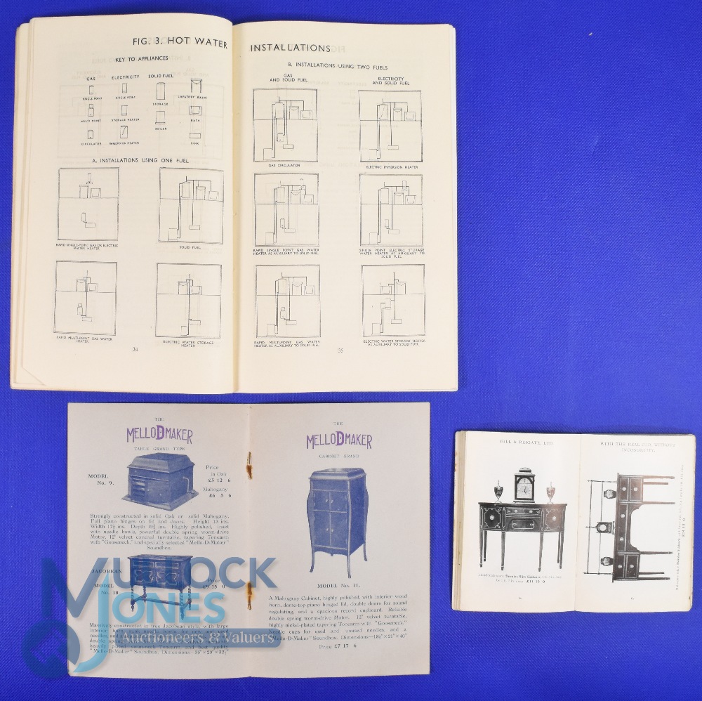 Sales Catalogues (4) Gill & Reigate, Quality Furniture 1890s-1900. An extensive 159 page illustrated - Image 2 of 6