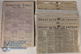 The Sporting Times (The Pink 'Un) 1884: A bound run of the weekly newspaper for April to December,
