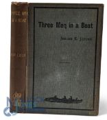 1890 Three Men in a Boat (to say nothing of the dog) Jerome K Jerome 1st edition, slight weakness to