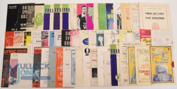 1920-1960 Theatre Programme Collection, with noted examples from Duchess Theatre, Theatre Royal