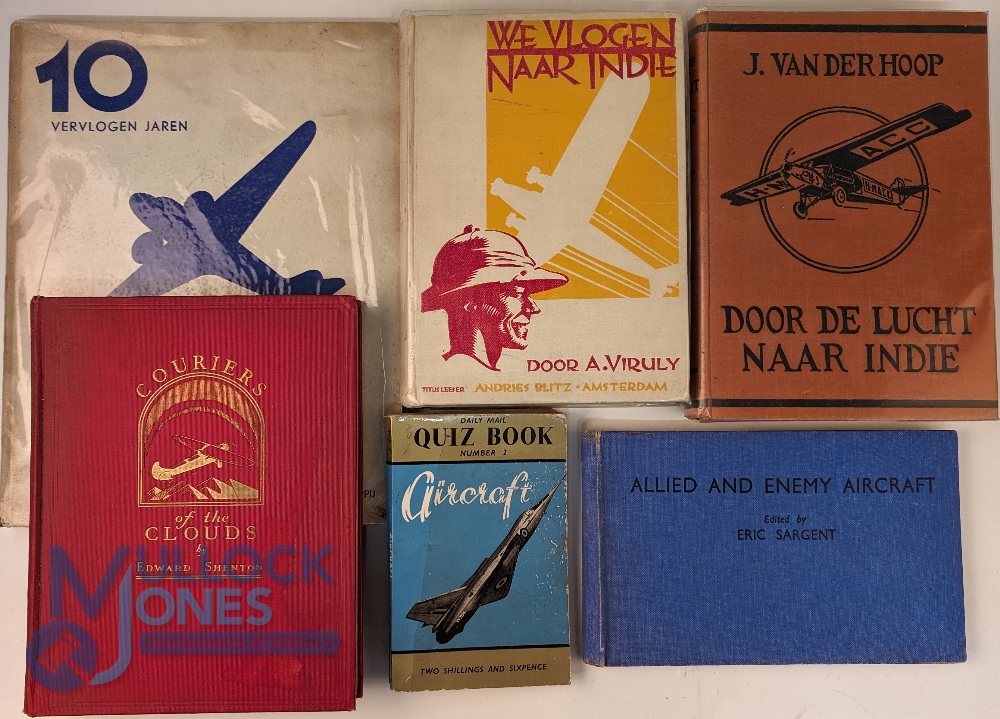 USA, English & Dutch Aviation Aeroplane Aircraft Books, to include couriers of the clouds Edward