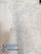 Wales & The Borders substantial roll of large OS Maps 1? - 50,000 mainly 1960s