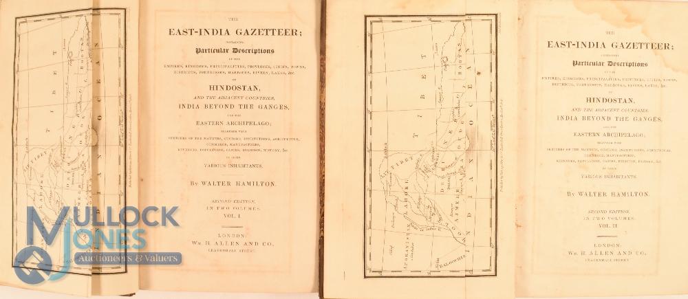 The East - India Gazetteer by Walter Hamilton 1828 - In two Volumes (complete) XV, 684 pages and 770 - Image 2 of 2