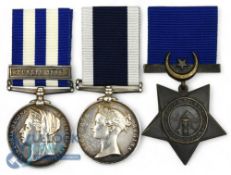 Victorian Royal Navy Long Service Medal Group. To Leading Stocker Charles William Banting from