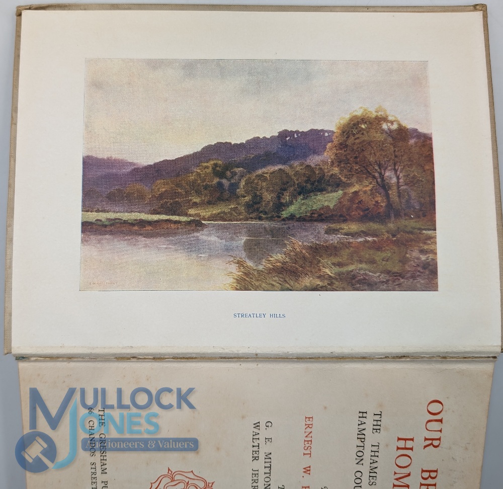 Our Beautiful Homeland' painted by Ernest W Haslehust. 1908 - 230 page book with 48 plates of very - Image 2 of 2