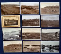 Interesting collection of Girvan Golf Course b&w postcards going back to the early 1900s (12)