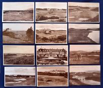 Interesting collection of Gleneagles Golf Course b&w postcards from the 1920s onwards (12) to