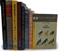 Fly Fishing Tying Books, to include Teach Your Books Fly Fishing Maurice Wiggin P/B 1974, Fly