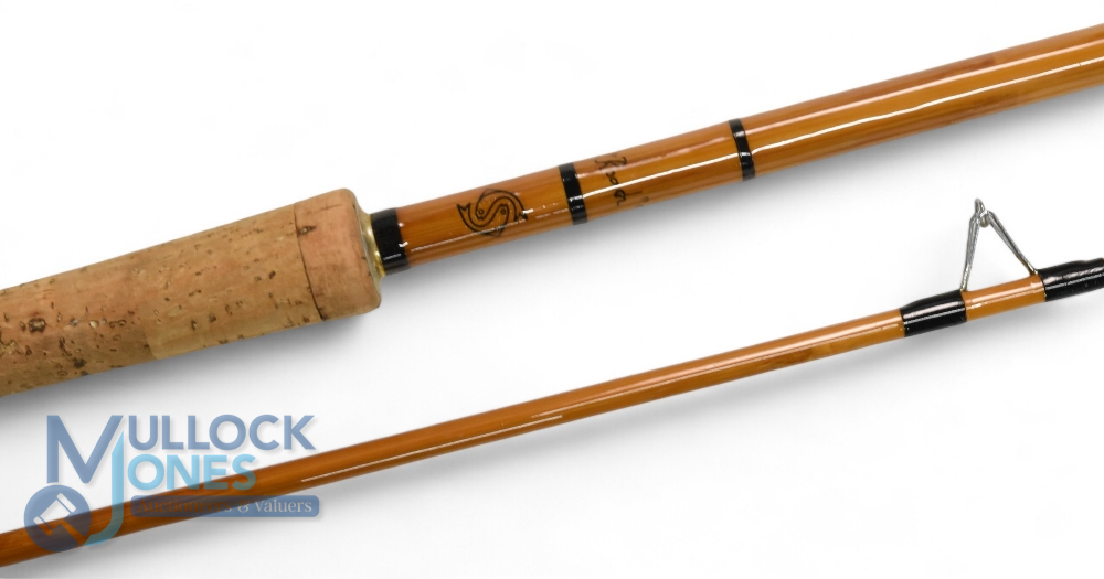Sealey of Redditch, The Roach Rod 10' 2 piece split cane, fully refurbished, black whipped high - Image 3 of 3