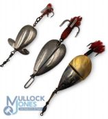 3 Allcock Spoons Fishing Lures of a stepped spoon, 3