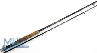 William Powell Royal carbon trout fly rod - 10ft 2pc, line 6/7/8#, alloy double uplocking reel