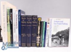Selection of 24 Mixed Fishing Books - A Fly Fisher's Life 1965 Charles Ritz, Sea Trout Fishing