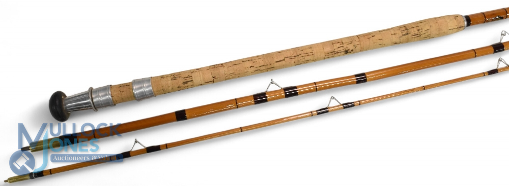 Milward Floatcraft 12' 3 piece cane coarse fishing rod, fully refurbished, whole cane butt/middle,