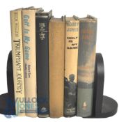 Golf Books. Bobby Jones Story, Triumphant Journey, Bobby Jones on Golf, Golf is my Game, Down the