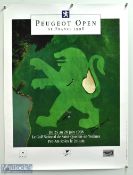 Sam Torrance (Winner) Signed 1998 Peugeot Open Golf Print in colour signed in ink, measures