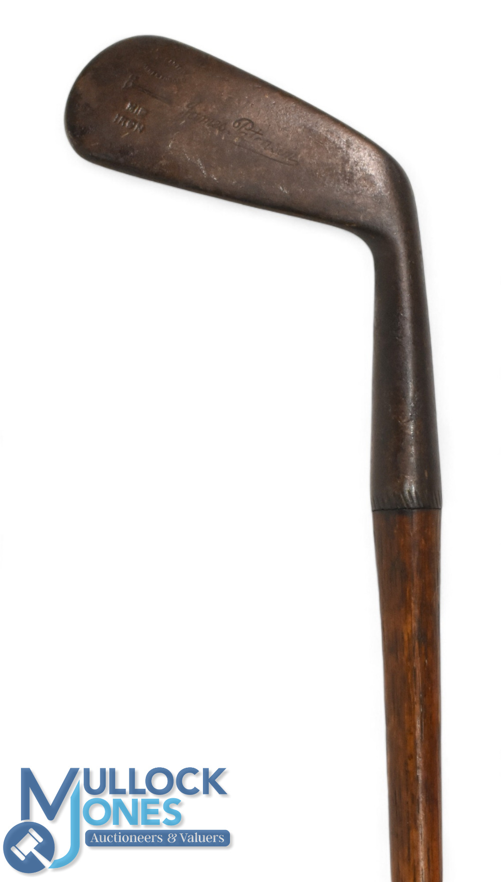 Autograph - Bobby Jones Signed hickory mid-iron - bears a faded inscription 'For Joe Baxter - with - Image 3 of 4