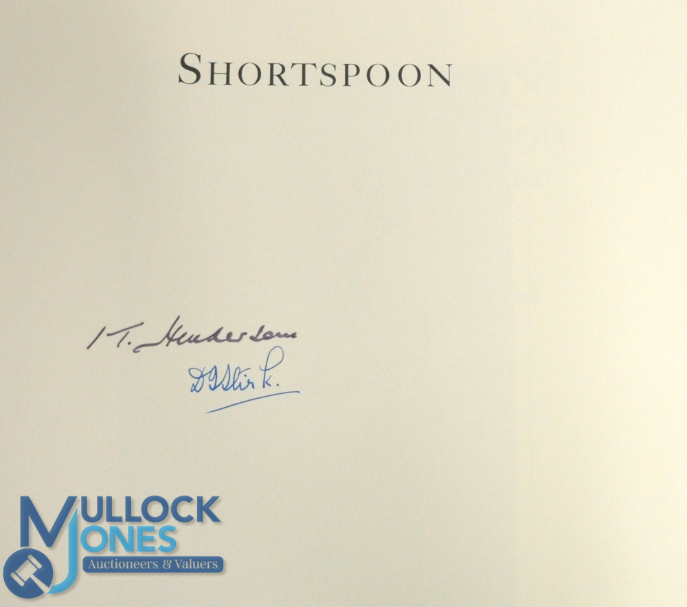 Shortspoon: Major F P Hopkins 1830-1913 Golfing Artist and Journalist Henderson, Ian T and David I - Image 2 of 3