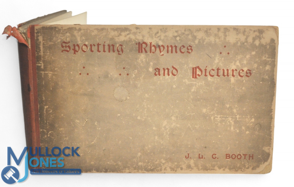 Sporting Rhymes and Pictures - J L C Booth published by Kegan, Paul, Trench, Trubner & Co, London,