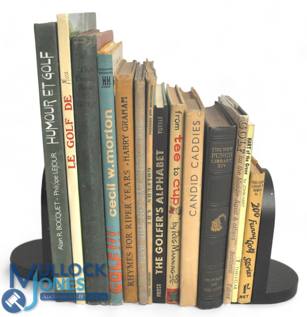 Illustrated / Cartoon Golf Books. To include The Funny Side of Golf Punch, Humour et Golf, 200 Funny