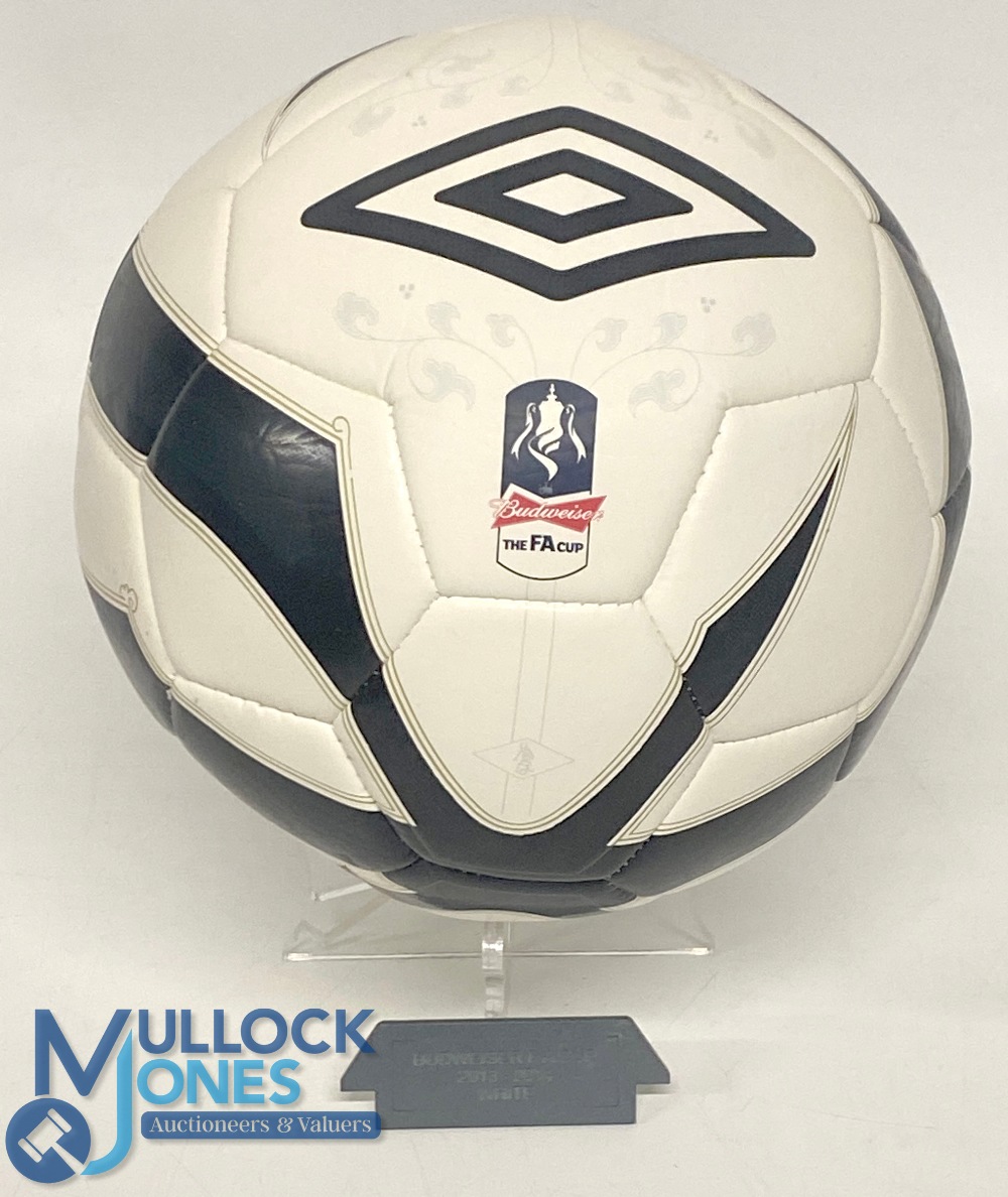 Replica Football Budweiser FA Cup Final 2013-2014 Complete with stand and named plaque