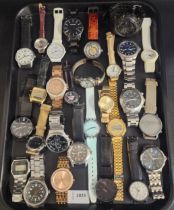 SELECTION OF LADIES AND GENTLEMEN'S WRISTWATCHES including G-Shock, Timex, Swatch, Calvin Klein,