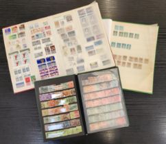 LARGE SELECTION OF BRITISH AND WORLD STAMPS in three albums