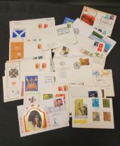 LARGE SELECTION OF FIRST DAY COVERS including County Cricket, Queen Mother 80th Birthday,