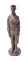 IAN SCOTT a resin figure of a North Ronaldsay fisherman, 24.5cm high