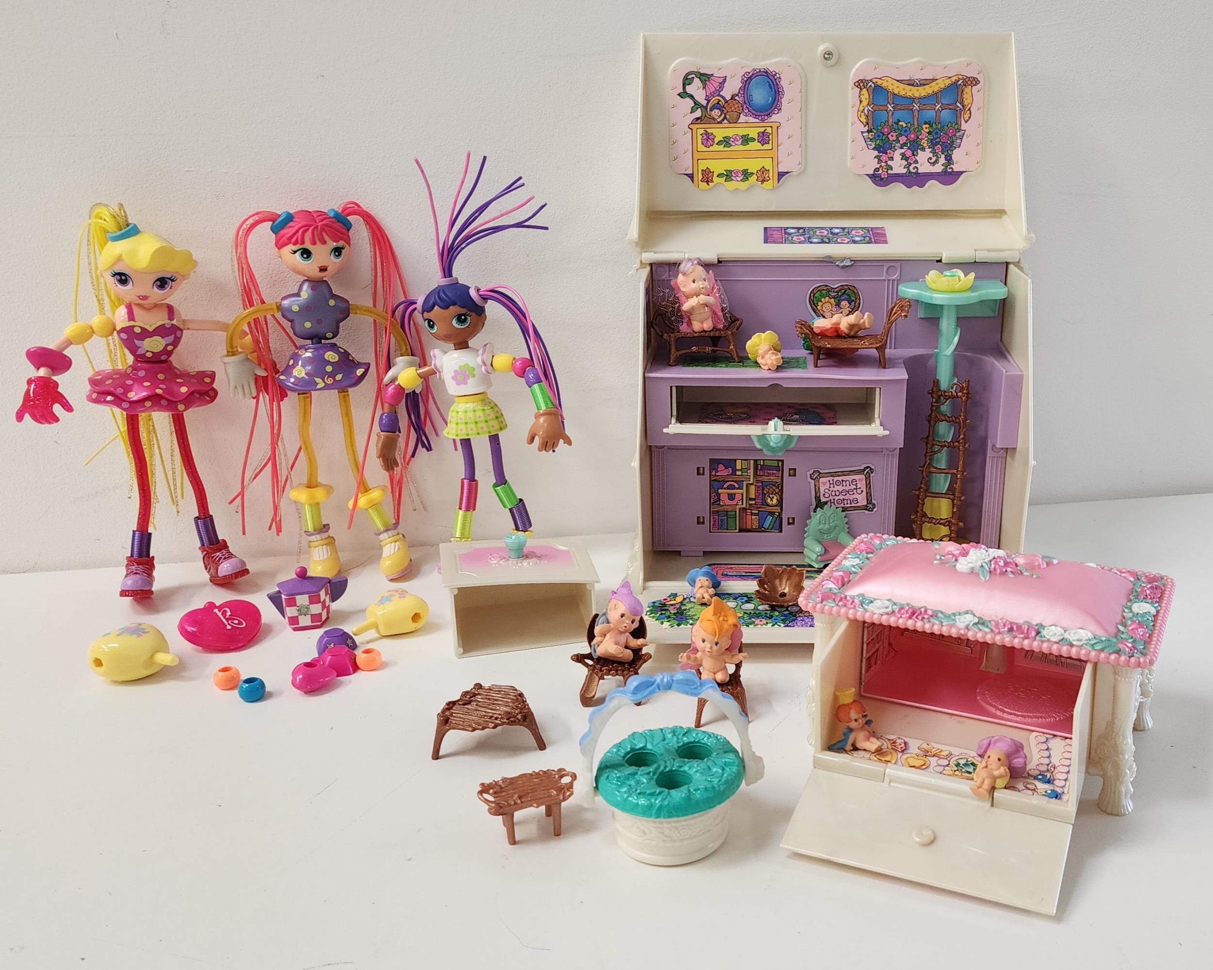 SELECTION OF TOYS comprising Tonka fairies and accessories, Betty Spaghetti dolls, Flintstones car - Image 2 of 3